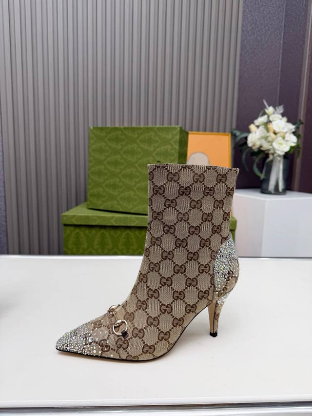 Factory direct price women's shoes sports original single ankle boots Gucci lat