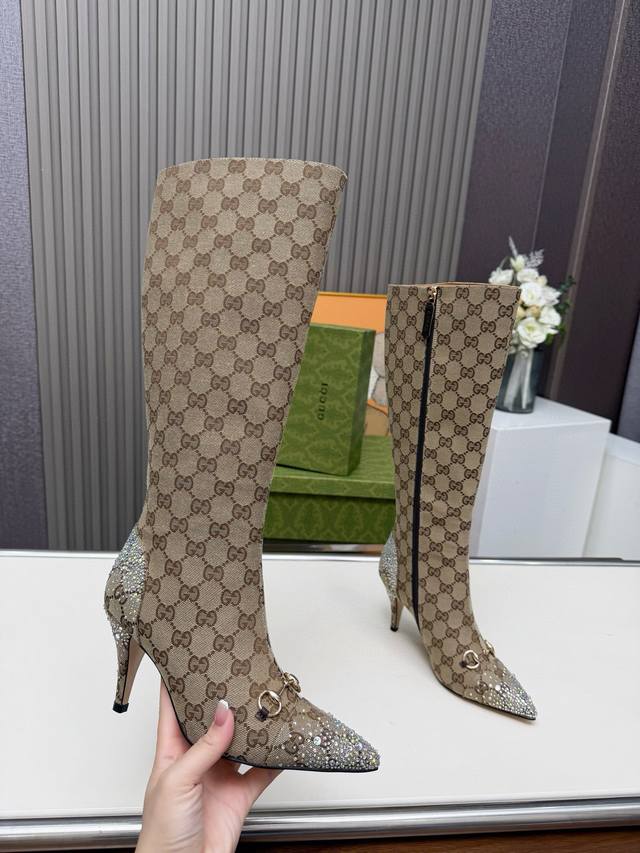 Factory direct price women's shoes sports original single long boots Gucci late