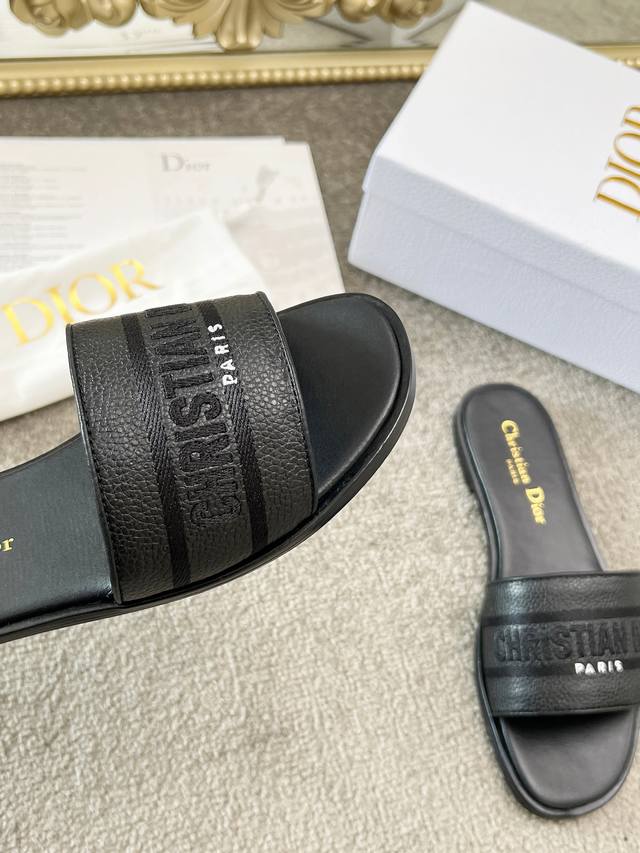 Factory direct price women's shoes sports original Dior letter Dway 3D metallic