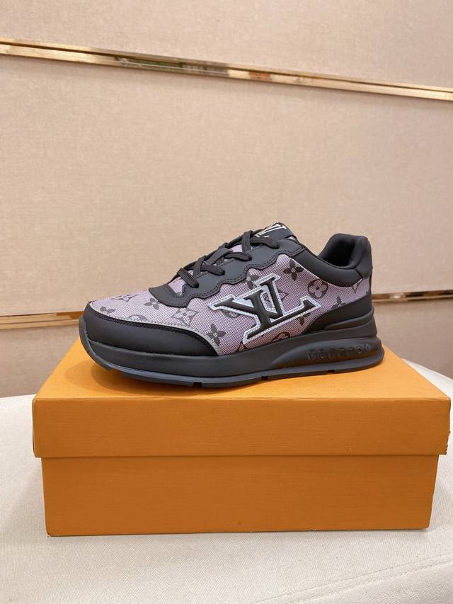 Factory direct price men's sports shoes original Lv~ Louis Vuitton trendy men's
