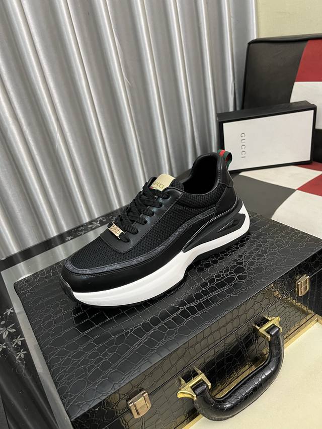 Factory direct price men's shoes, sports shoes, original Gucci men's casual sho