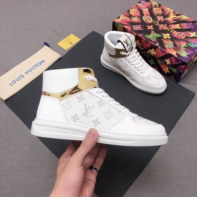 Factory direct price men's sports shoes, original single high-top series Louis