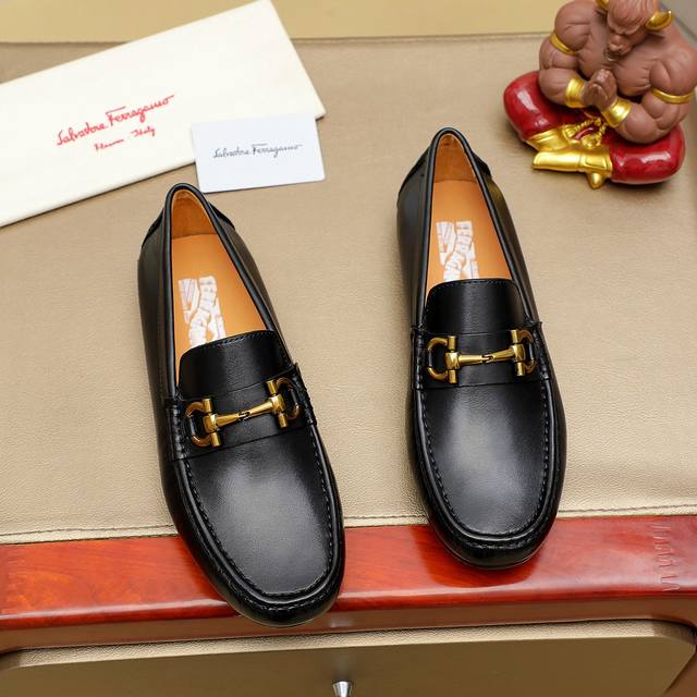 Factory direct price Ferragamo new style loafers, 1:1 replica quality from bout