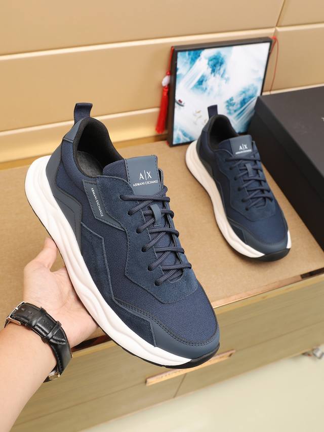 2025 Armani Ax new style, men's shoes, sizes 38-45, price DDD