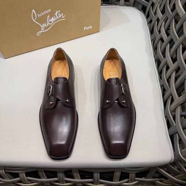 Christia* Loubouti* High-end Men's Business Formal Leather Shoes