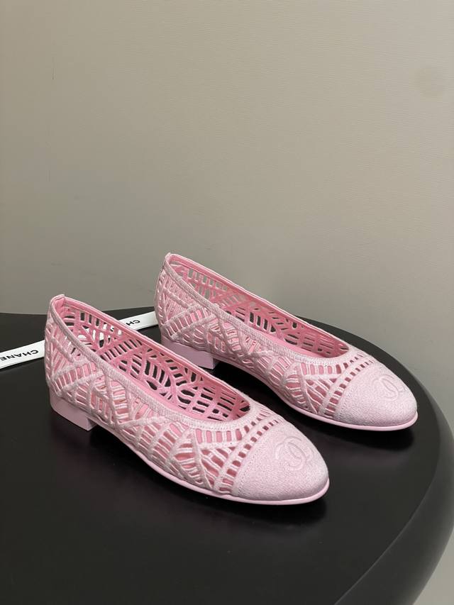 Top Quality Chanel 26C Spring/Summer New Arrival Exquisite Woven Ballet Flats wi