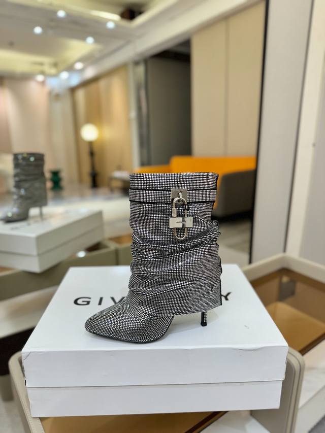 Price: Authentic Custom-Made Version Givenchy New Diamond High-Heeled Ankle Boot