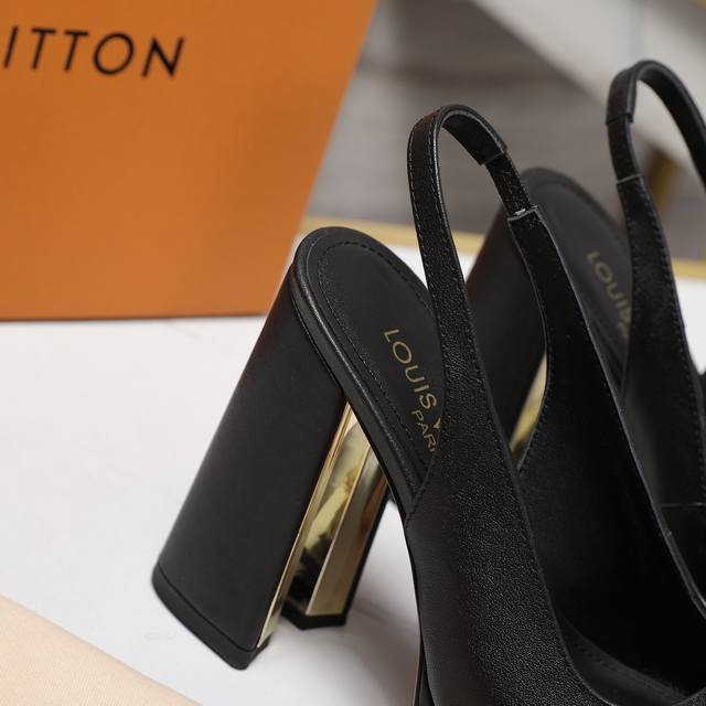 Top-tier version Louis Vuitton 25 Sky-high Sandals with open back 2025 Spring/Su