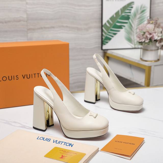Top-tier version Louis Vuitton 25 Sky-high Sandals with open back 2025 Spring/Su