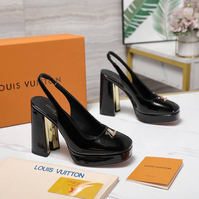 Top-tier version Louis Vuitton 25 Sky-high Sandals with open back 2025 Spring/Su