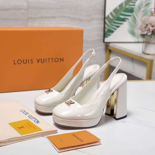 Top-tier version Louis Vuitton 25 Sky-high Sandals with open back 2025 Spring/Su
