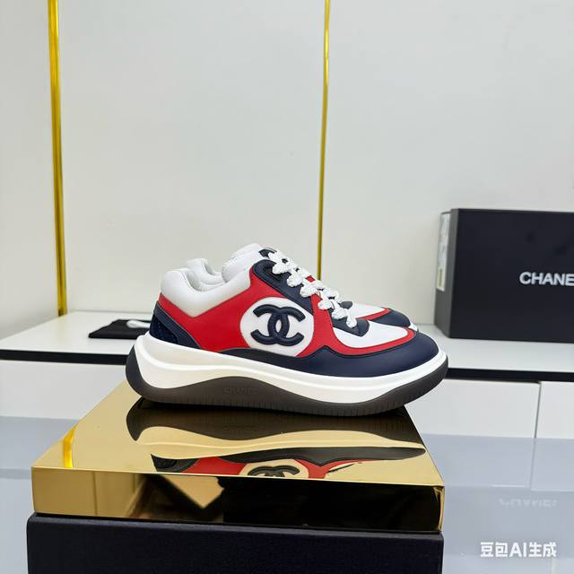 Women's Size Chanel Casual Platform Shoes 2025 Top-Tier Casual Sneakers This cl