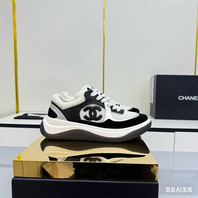 Women's Size Chanel Casual Platform Shoes 2025 Top-Tier Casual Sneakers This cl