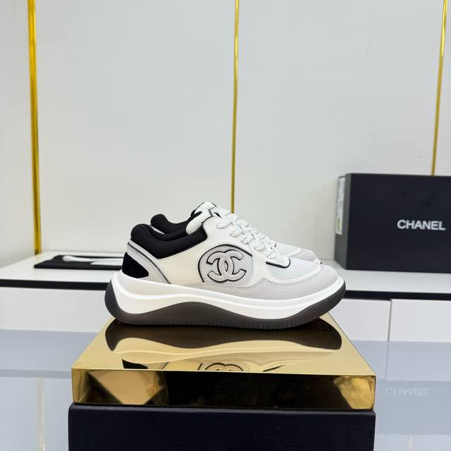 Women's Size Chanel Casual Platform Shoes 2025 Top-Tier Casual Sneakers This cl