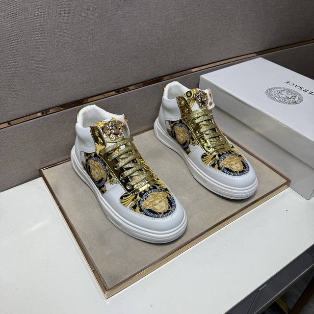 Factory Price (pp) Versace Men's Casual Shoes 2025Z (Retail Price Available) Si
