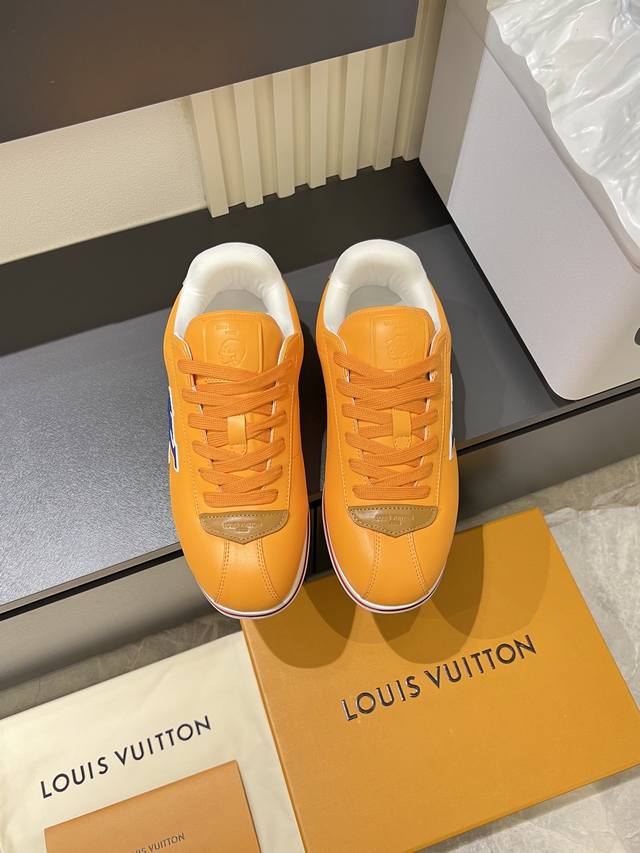 Louis Vuitton High-Quality Original Casual Sports Shoes. Upper: Nappa calfskin,