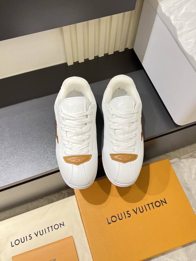 Louis Vuitton High-Quality Original Casual Sports Shoes. Upper: Nappa calfskin,