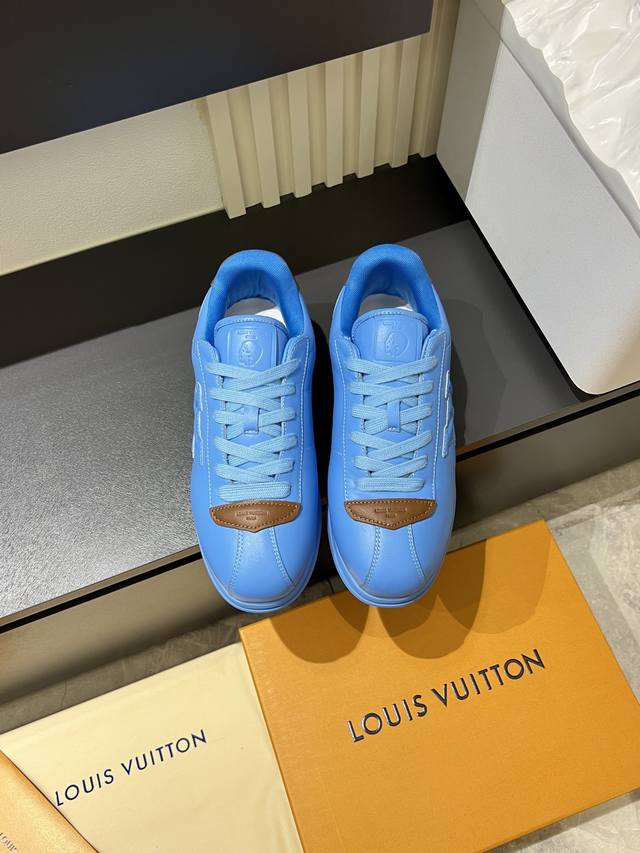 Louis Vuitton High-Quality Original Casual Sports Shoes Upper: Nappa calfskin, p