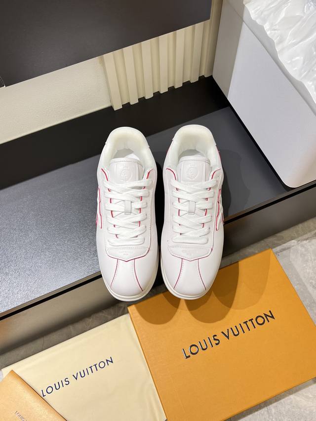 Louis Vuitton High-Quality Original Casual Sports Shoes. Upper: Nappa calfskin,