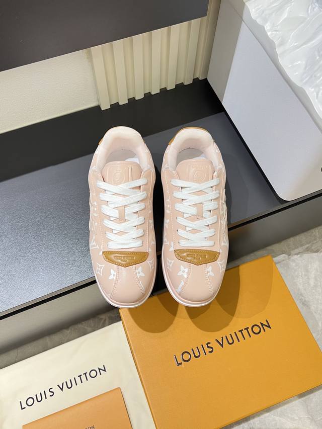 Louis Vuitton High-Quality Original Casual Sports Shoes. Upper: Nappa calfskin,