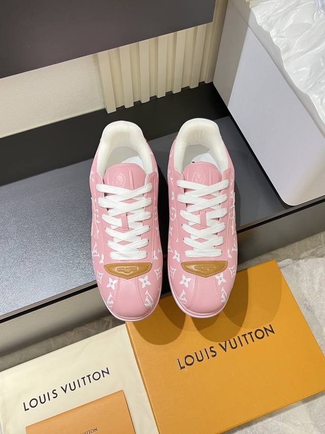 Louis Vuitton High-Quality Original Casual Sports Shoes. Upper: Nappa calfskin,