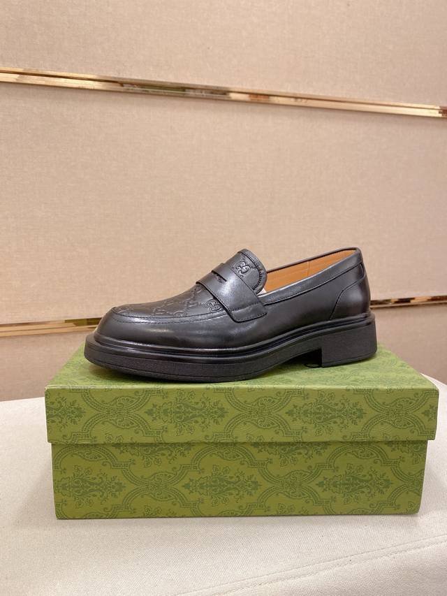 Factory direct price Gucci* New Series Ss Hot Selling Casual Leather Shoes, Top