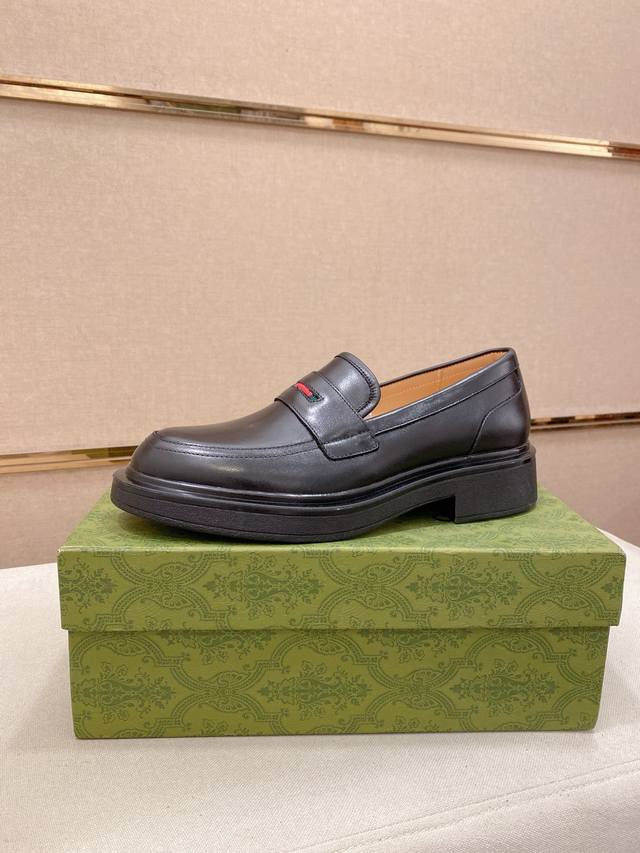 Factory direct price Gucci* New Series Ss Hot Selling Casual Leather Shoes, Top