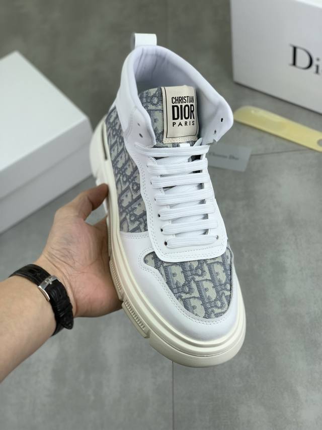 Factory direct price, real price. Dior original lace-up high-top men's classic