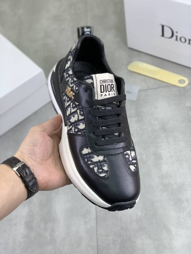 Factory direct price, real price. Dior original lace-up low-top men's classic c