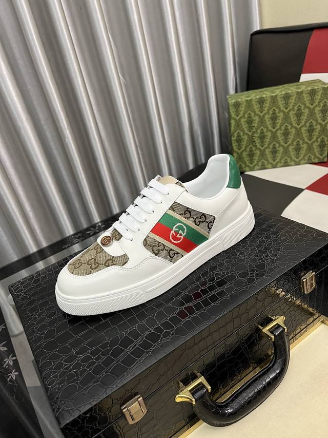 Factory Price (pp): [Gucci] New Casual Shoes. Exclusive custom-made mold, Itali