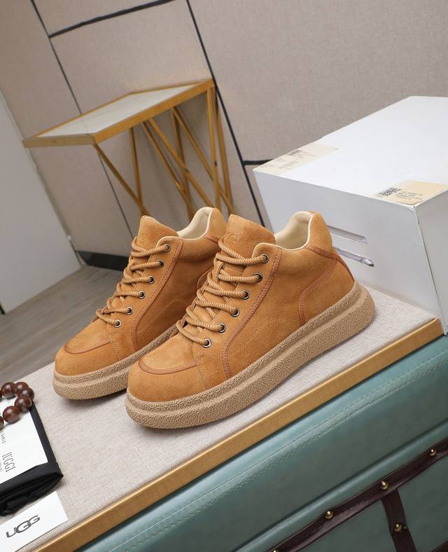 Factory Price p Iuggi New Retro Monogram Men's Shoes Casual and Versatile, High