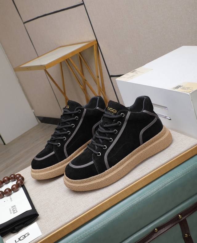 Factory Price p Iuggi New Retro Monogram Men's Shoes Casual and Versatile, High