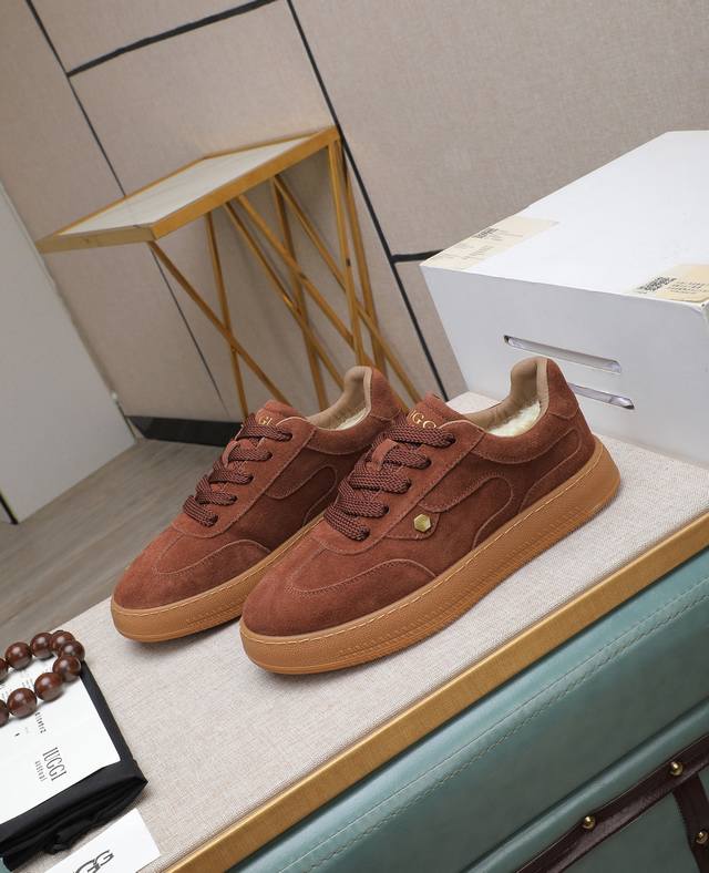 Factory Price p Iuggi New Retro Monogram Men's Shoes Casual and Versatile, High