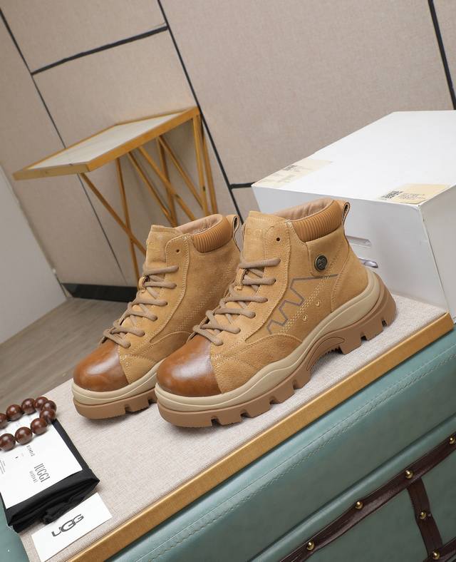 Factory Price p Iuggi New Retro Monogram Men's Shoes Casual and Versatile, High