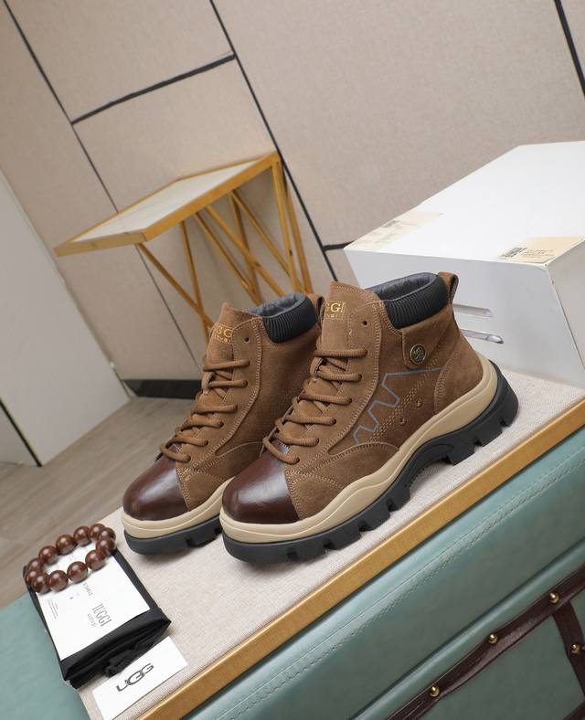 Factory Price p Iuggi New Retro Monogram Men's Shoes Casual and Versatile, High