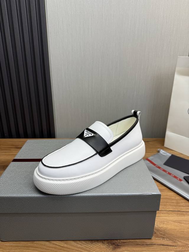 Factory direct price Prada men's shoes, best-selling style from boutiques, same