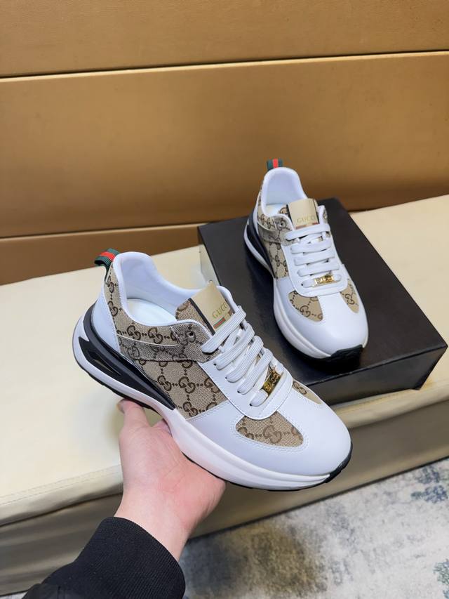 Gucci original quality. Unique modern style sneakers. A must-have casual shoe f