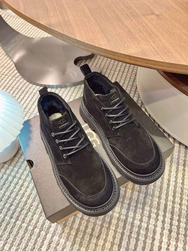 Ugg 2025 New Men's Style Winter Snow Boots with Furry Finish - A 100% Stylish an