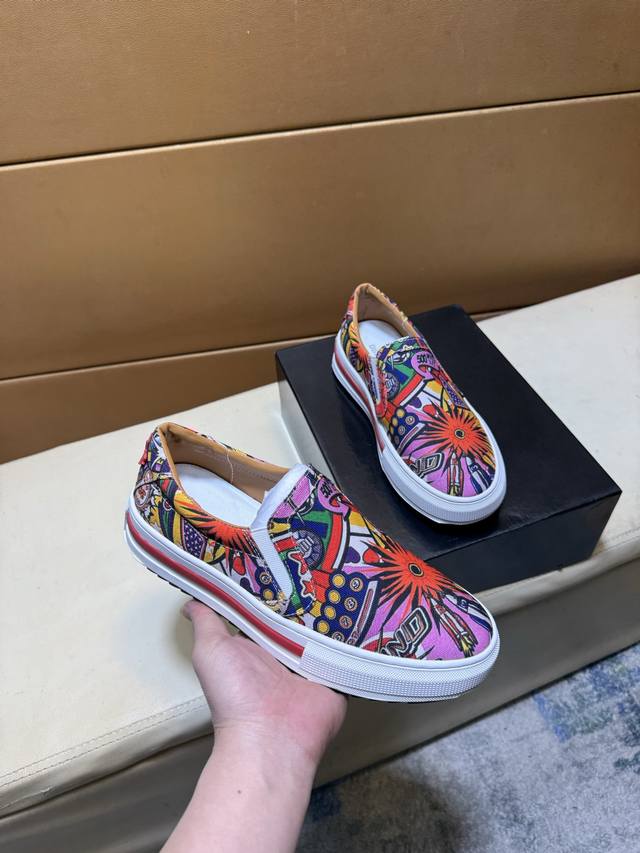 Dolce & Gabbana Dg Top-Tier Men's Shoes 2025 HK, Released Simultaneously with B