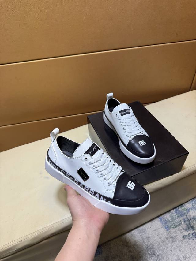 Dolce & Gabbana Dg Top-Tier Men's Shoes 2025 HK, Released Simultaneously with B