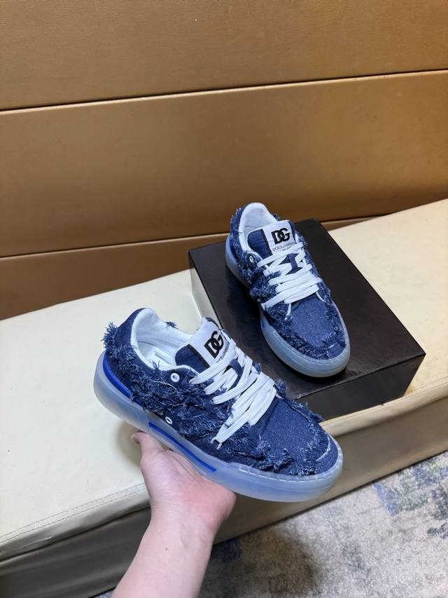 Dolce & Gabbana Dg Top-Tier Men's Shoes 2025 HK, Released Simultaneously with B