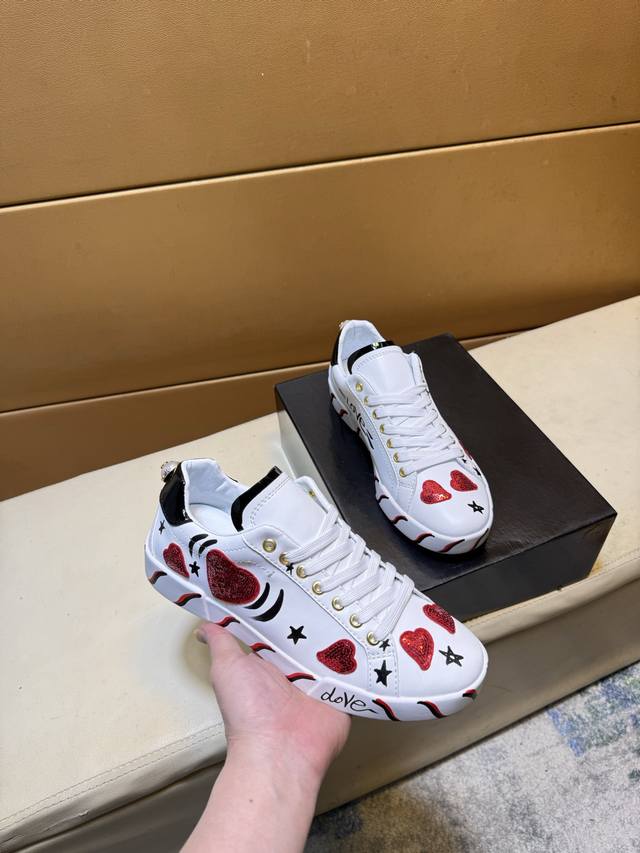 Dolce & Gabbana Dg Top-Tier Men's Shoes 2025 HK, Released Simultaneously with B