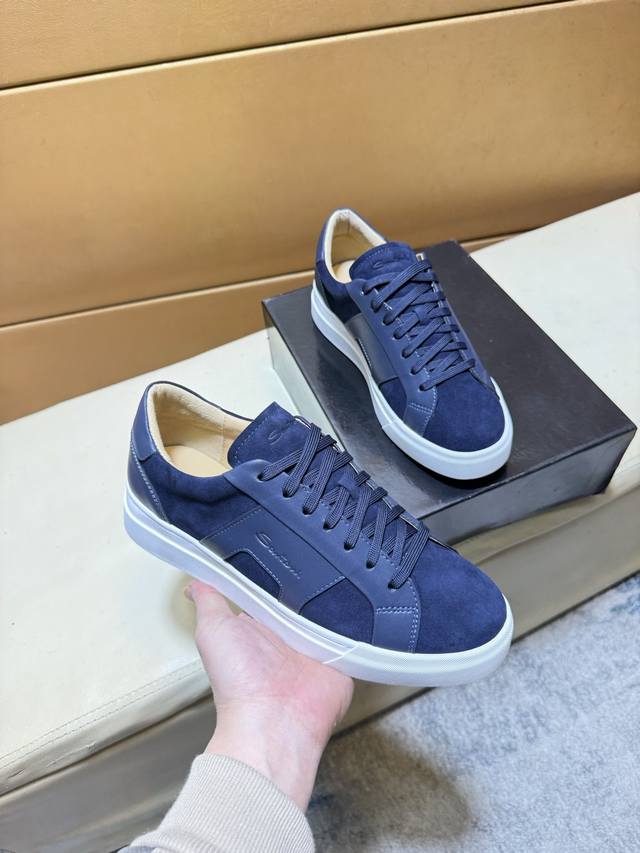 Santoni Top-Tier Men's Shoes 2025 HK, Released Simultaneously with Boutique Sto