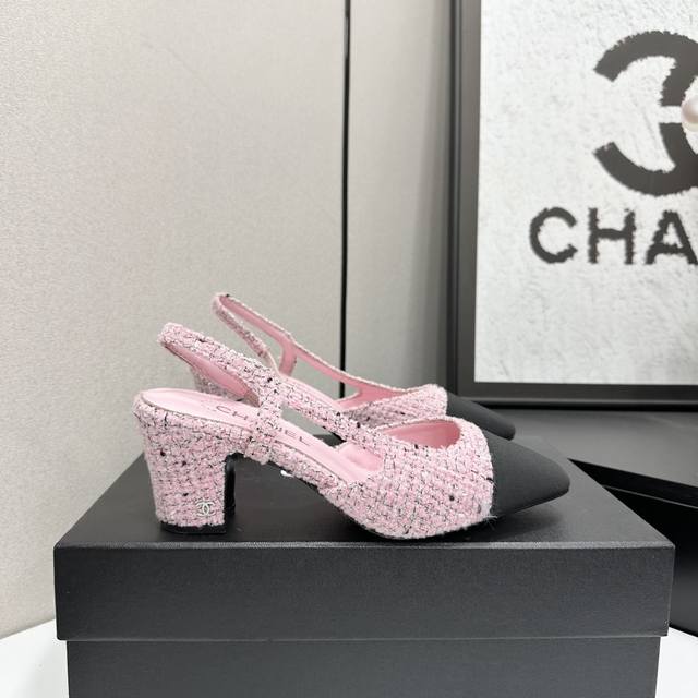 Factory direct price women's shoes sports original Chanel classic slingback san
