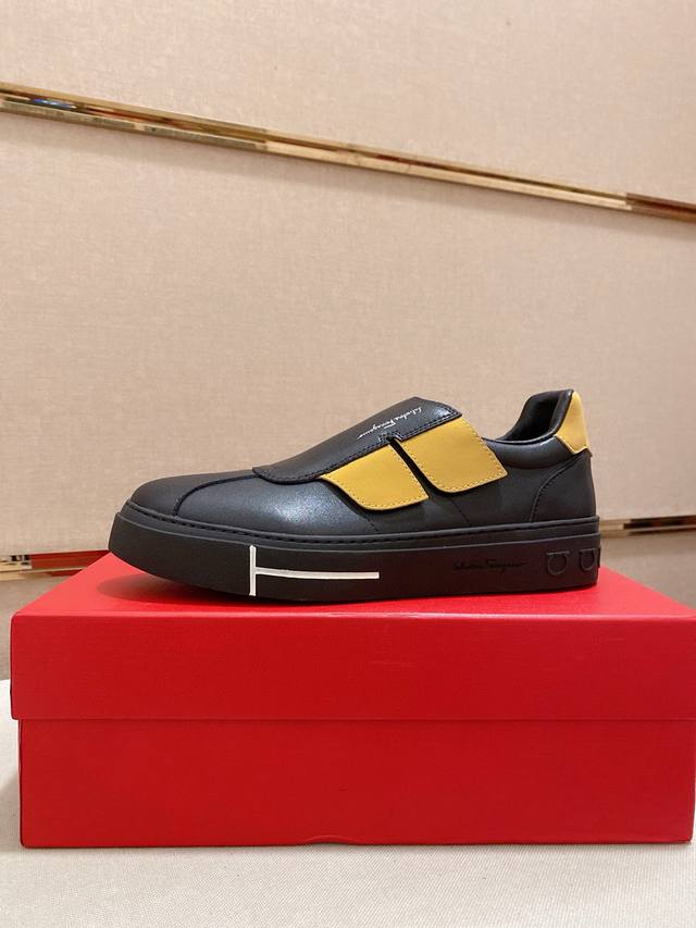 Factory direct price men's sports shoes, original Ferragamo new style, men's sk