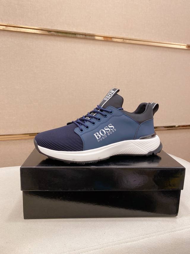 Factory direct price for men's sports shoes, original Boss brand, latest casual