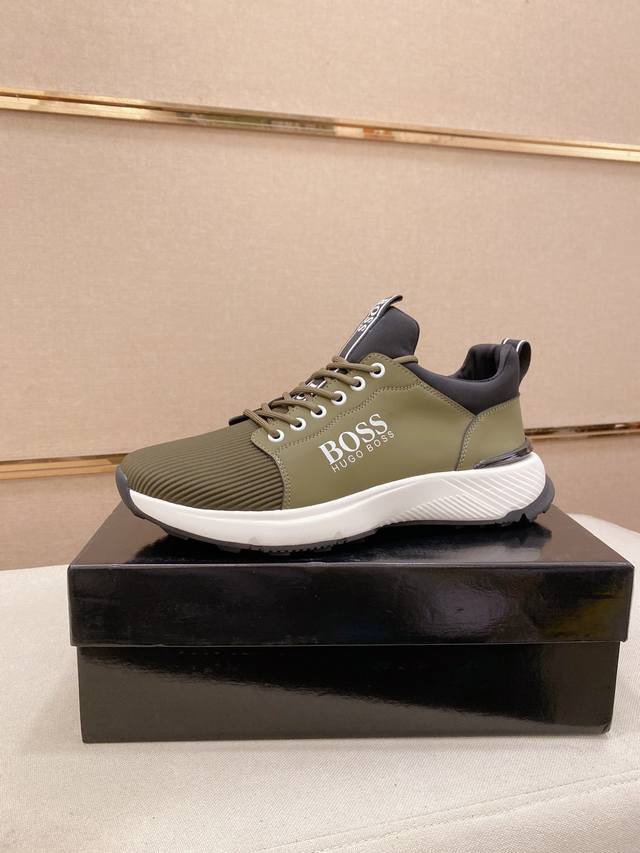 Factory direct price for men's sports shoes, original Boss brand, latest casual