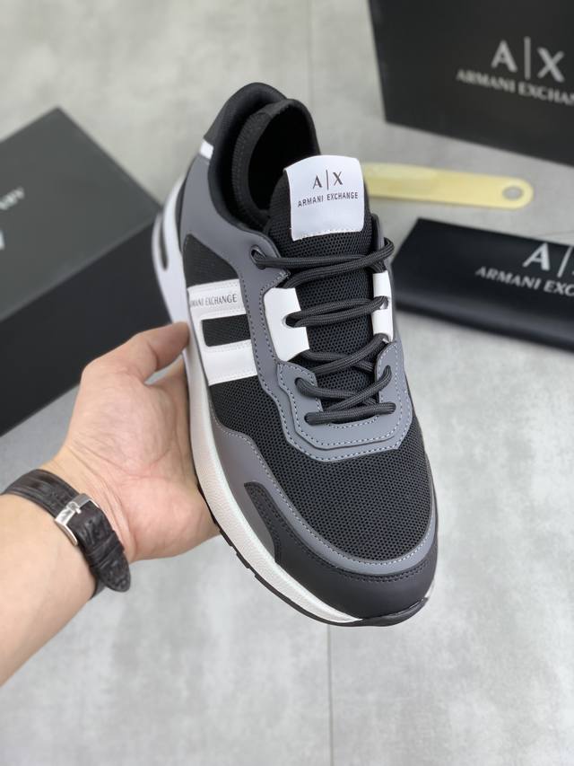 Factory direct price for men's sports shoes, original Giorgio Armani new casual