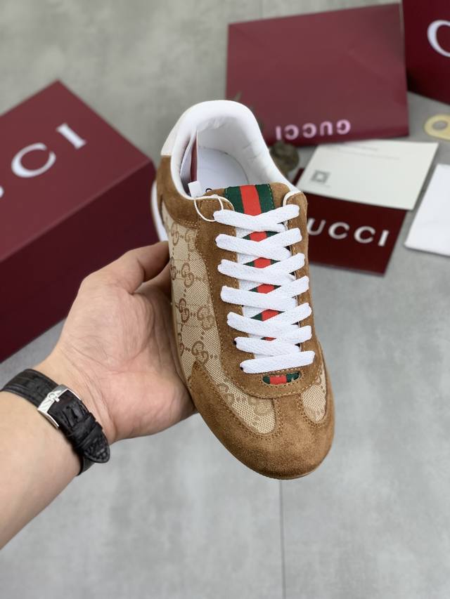 Factory direct price men's sports shoes original single Gucci official website