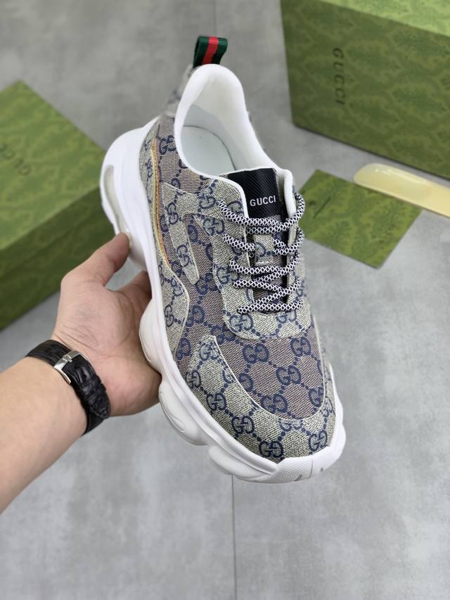 Factory direct price men's sports shoes, original single Gucci, latest official